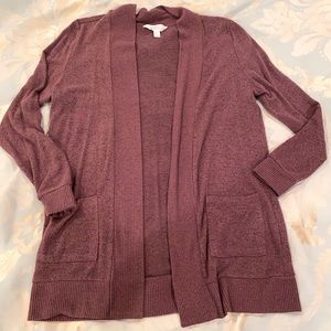 Market & Spruce - Purple/Mauve Cardigan - Size Medium - Worn Once